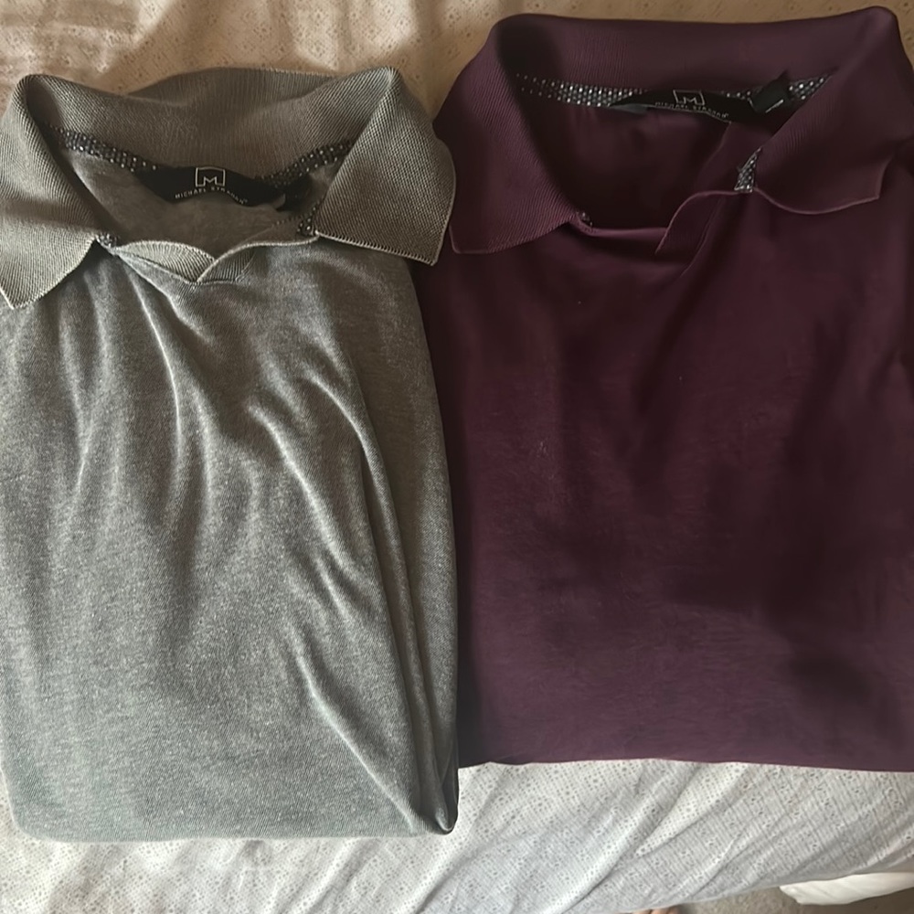 Micheal Strahan polo shirts